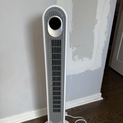 Dreo 42" Cruiser Pro T1 Oscillating Bladeless Remote Tower Fan White: Electric Standing Fan for Room, 4 Speeds, ETL Listed