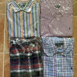 4 Polo Ralph Lauren Shirts XL
