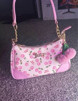 Juicy Couture Pink Cherry Print Mini Bag
