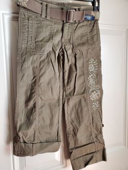 Girls Faded Glory Capri Pants