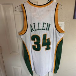 NBA Ray Allen Seattle Sonics jersey size L