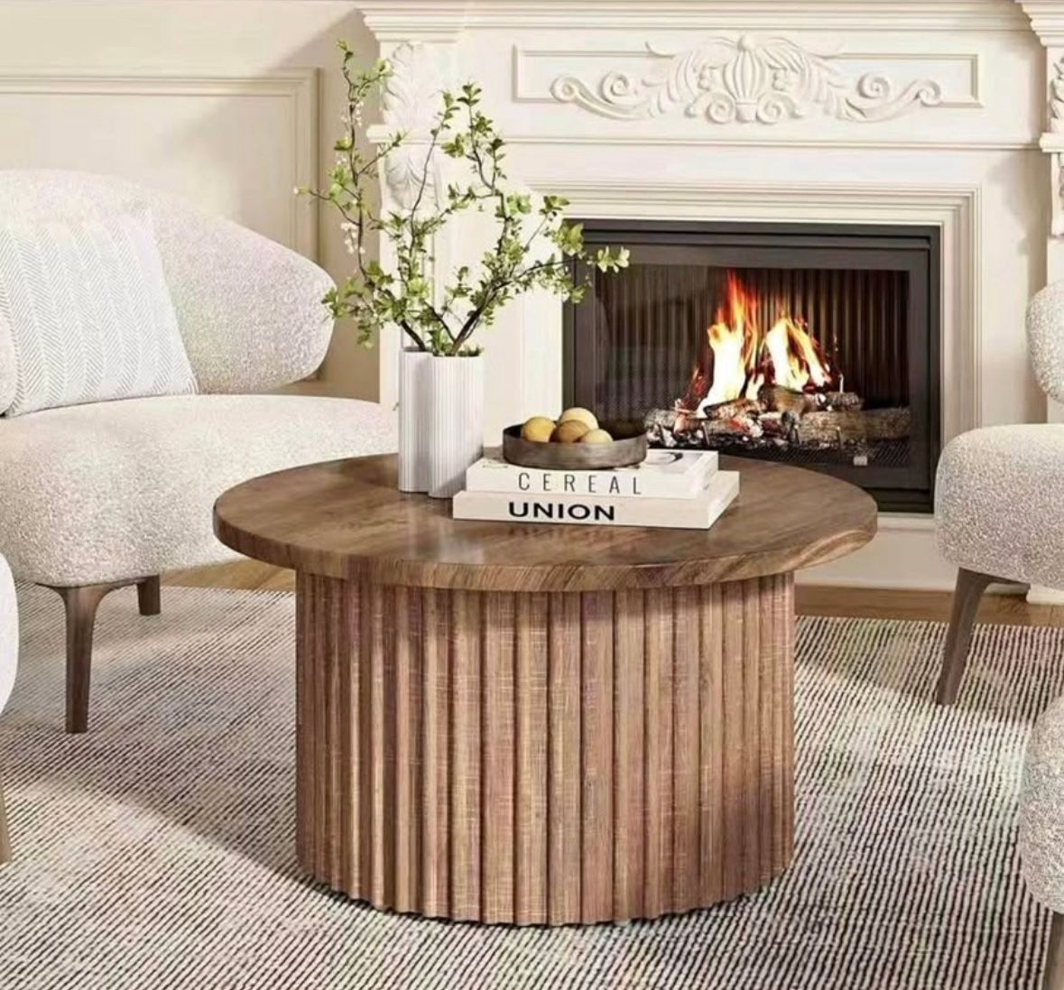 Fluted Coffee Table