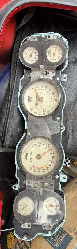 1(contact info removed) Camaro Z28 Gauges With New Cluster Stickers And Wiring