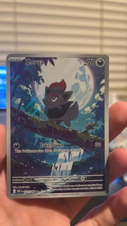 Zorua White flare Pokemon card