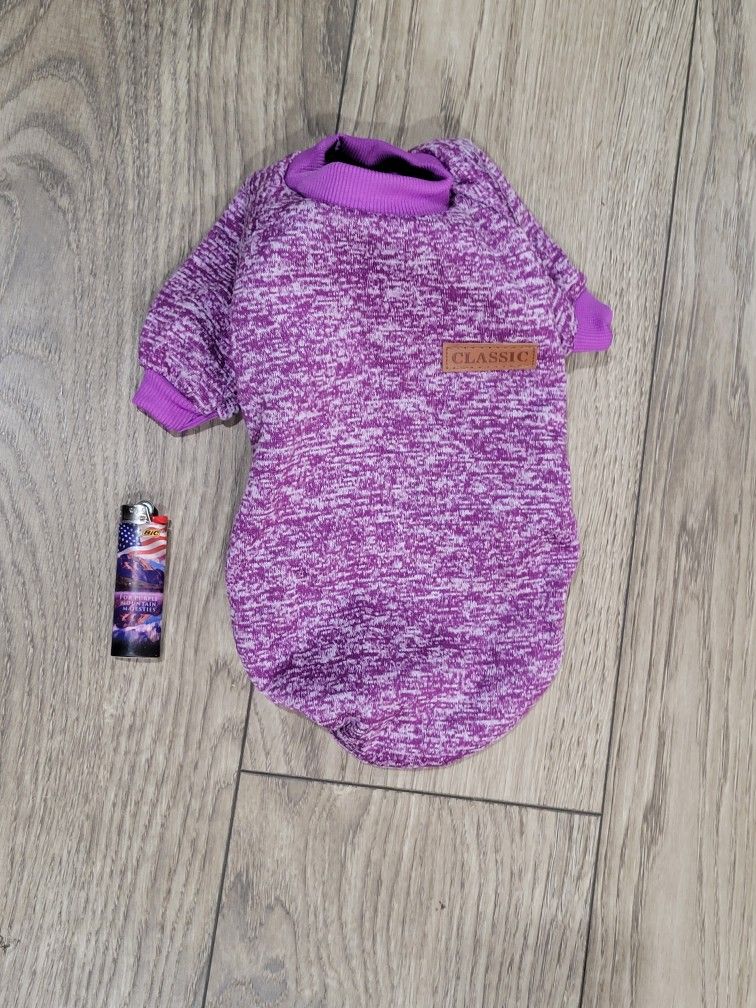 Purple Dog Sweater