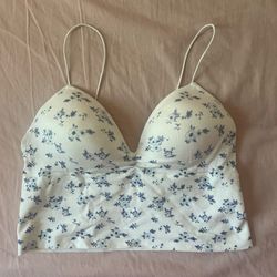 Small Floral Padded Forever 21 Top