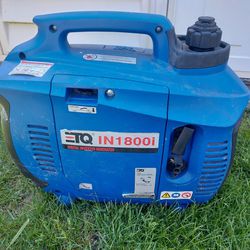 Tq I1800  Gas Powered Generator  For Parts Or Repair Only. 