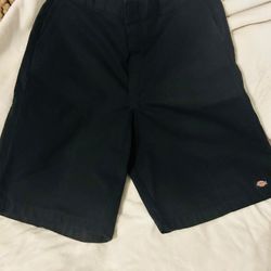 Men's Dickies Shorts Invisible Black Pinstripe 38s  Worn Once.