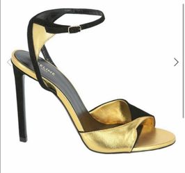 Celine black and gold Size 6 heels