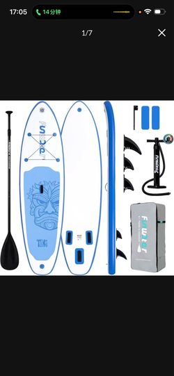 Brand new inbox FunWater Inflatable Ultra-Light Stand Up Paddle Board for All Skill Levels with Premium SUP Paddleboard Accessories,Non-Slip Comfort D