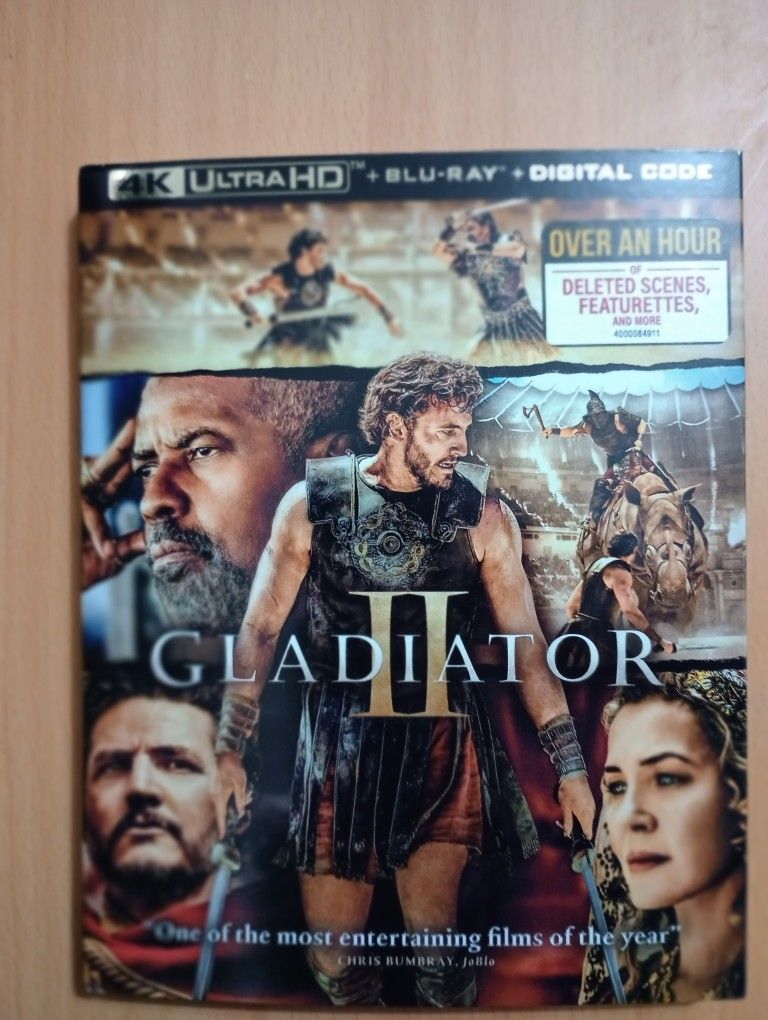 GLADIATOR 2 4K UHD BLU RAY DIGITAL