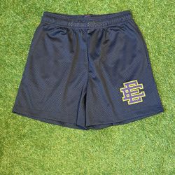 Navy w Lakers Colored EE Eric Emanuel Shorts