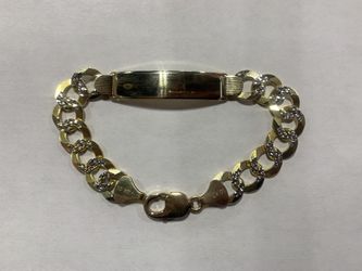 10KYG Diamond Cut Bracelet 24.2GR