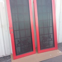 72"x 96" French Doors Hummingbird Titan. SECURITY DOORS 🚪🚪