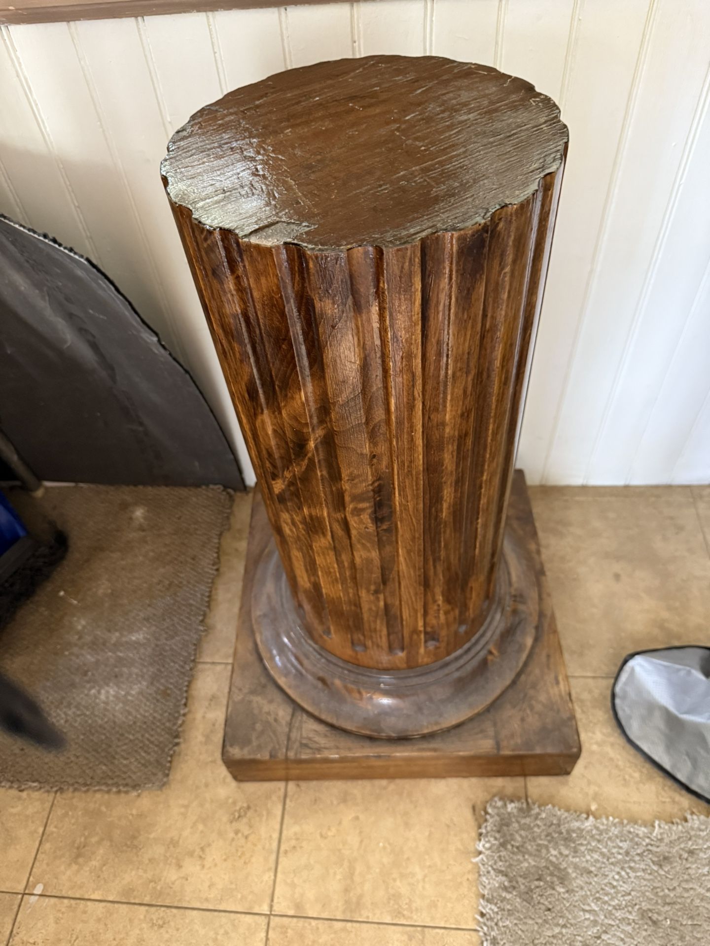 Vintage Wooden Stand with Base 30”x 12”