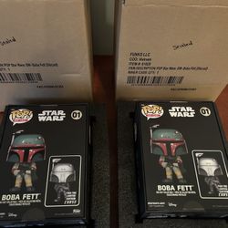 (2) Sealed Boba Fett Die Cast 