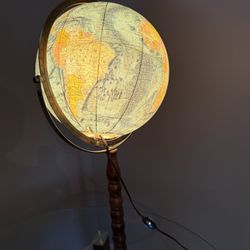 Vintage Globe Lamp 