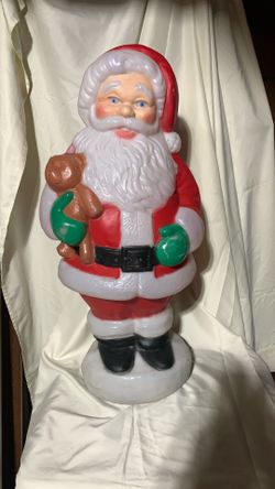 Blow Mold Santa Christmas 