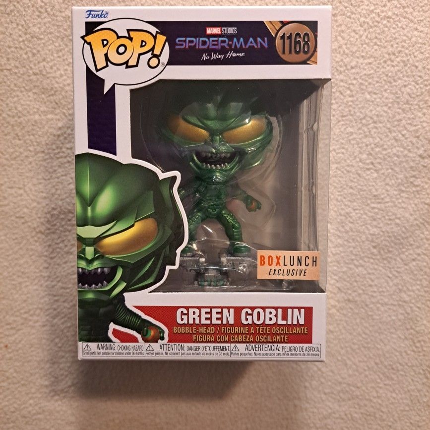 BRAND NEW Funko Pop! Green Goblin #1168 with protector for Sale in