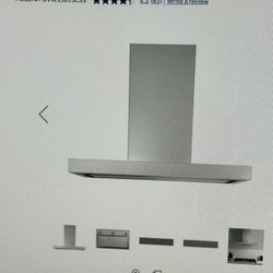 GE Smart Designer Wall Mount Hood