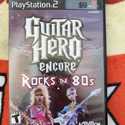 Guitar Hero Encore Rocks The 80's For Playstation 2