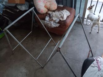 Son burros  O Base Para Trabajar o utilizar como base de mesa en casabtaller Pulguero O camiones de comidadnson hierro Plegable se doblan para guardar