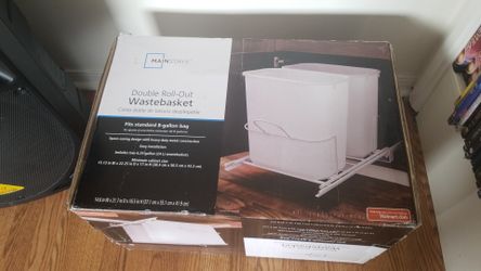 Roll out waste basket