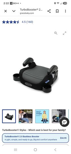 Graco TurboBooster 2.0 Backless Booster Seat