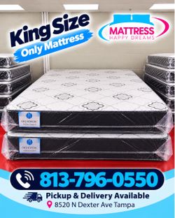 Brand New King Size Mattress 10” - Factory Sealed - Special Offer - Same Day Pickup & Delivery Available