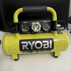 Ryobi ONE+ 1 Gal. 120 PSI Portable 18V Horizontal Air Compressor ( 0.5 CFM at 90 PSI)