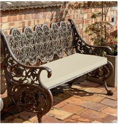 Outdoor Bench Cushions 59 x 18 Inch Thick Waterproof Porch Swing Cushions with Tie Patio Furniture Chair Cushion Bench Pad 5 Year Color Fastness Back
