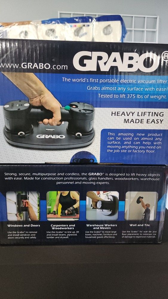 Grabo tile tool suction floor graber glass lifter vacuum 
