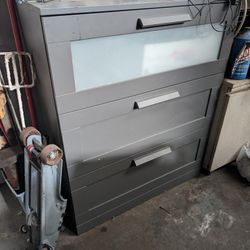 Cabinet With  Draw One With Glass Front