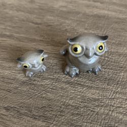 Miniature Owls Figurines   $5