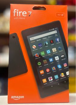 Amazon Fire 7 Tablet, 7" Display (2022 Release), 16 GB, Black