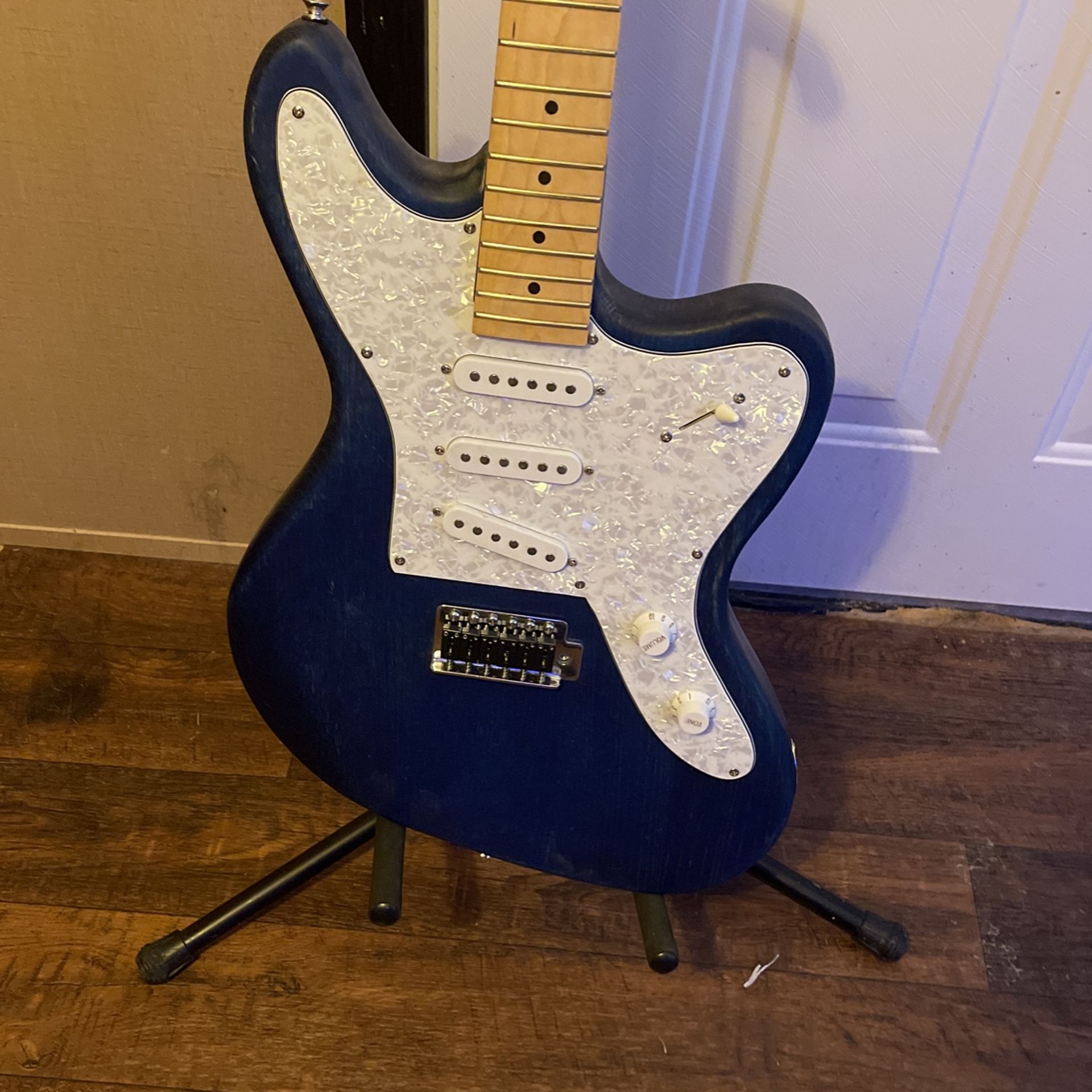 Blue Parts Caster With MIM Pickups.  