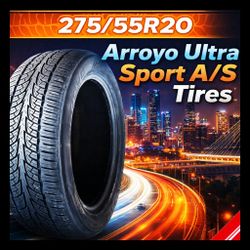 Brand New 275/55r20 Arroyo Ultra Sport AS Tires