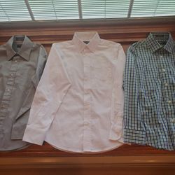 Lot Of Boys Size 10 Button Up Shirts