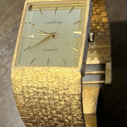 Lord Elgin Vintage Gold Watch 