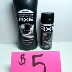 Axe Black Body Wash & Deodorant Spray 