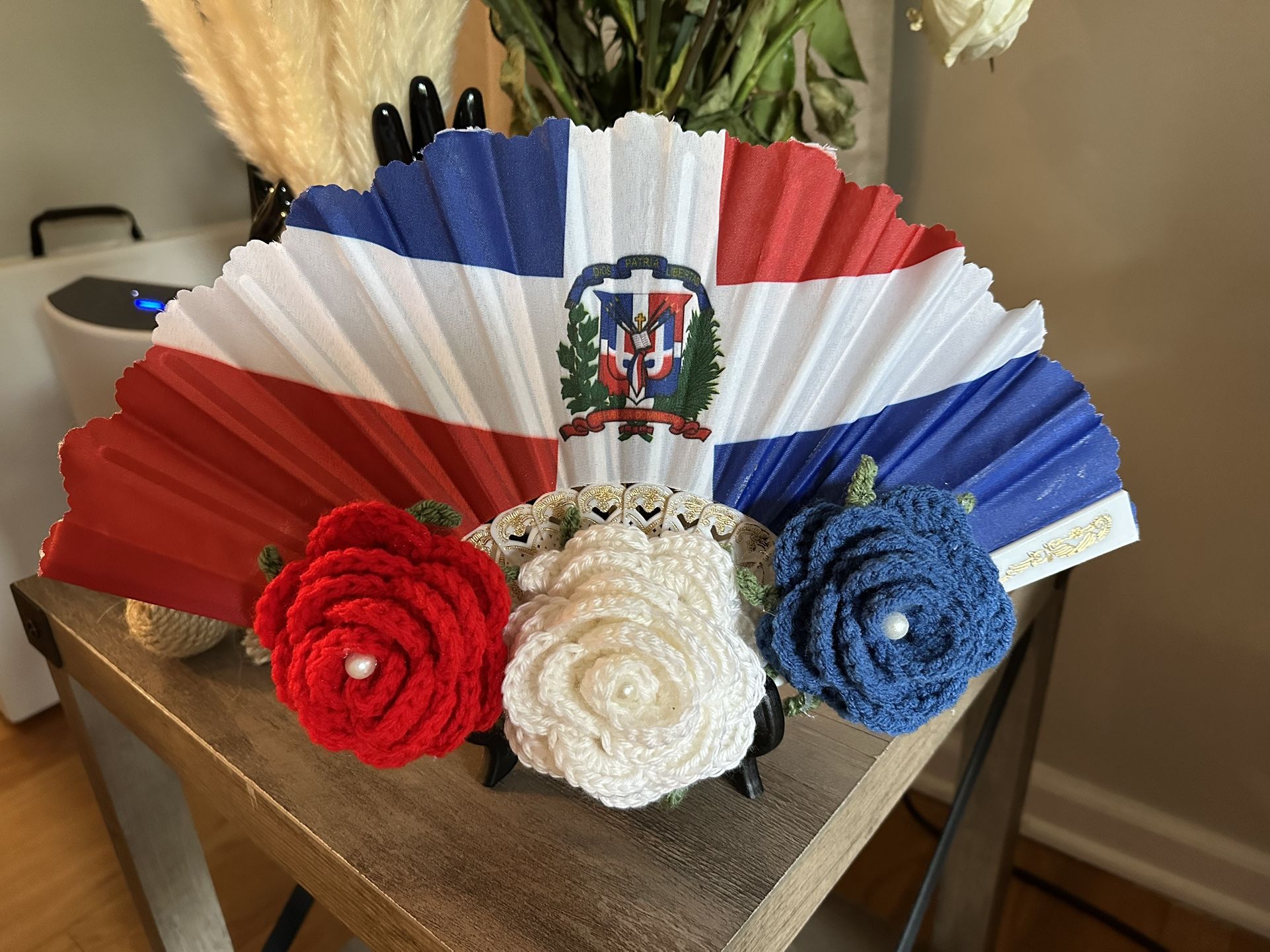 Dominican Crochet Fan