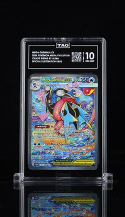 TAG 10 Mega Greninja EX 116/086 Chaos Rising 2026 Eng Holo SIR Pokemon