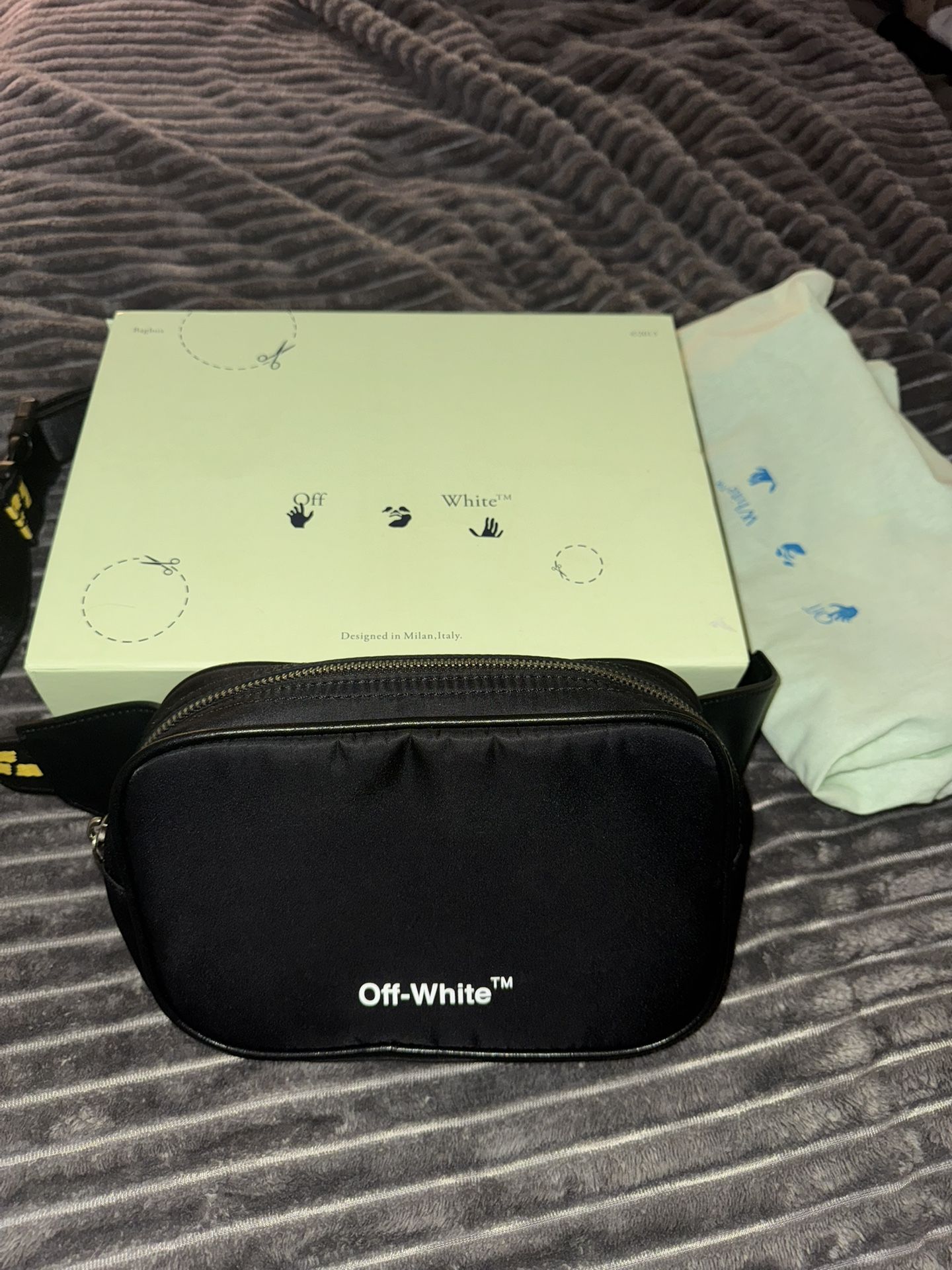 Off White Cross Body Bag