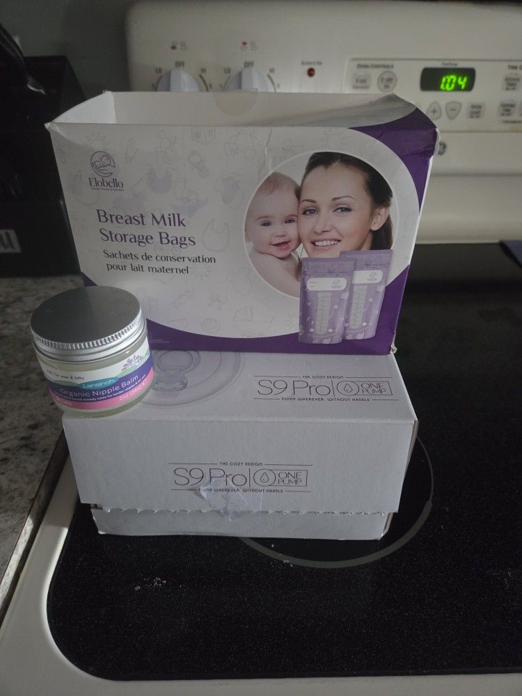 NEW S9 Pro Press pump mom cozy. One Pump and accessories