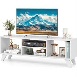White TV Stand for 55 Inch TVs - New 