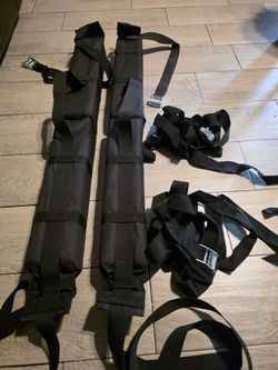 Soft kayak roof rack