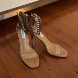 Nude Shiny Heels 