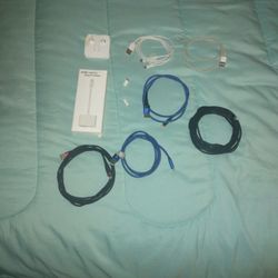 I Phone Charging Cords And New Earbuds Hdmi Adapters
