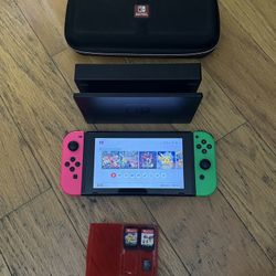 Nintendo Switch w/2 Free Games (Ave J Pickup)