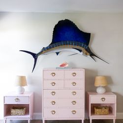 Faux Bamboo Dresser And nightstands